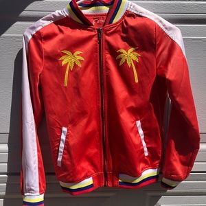 Red Bomber Jacket
